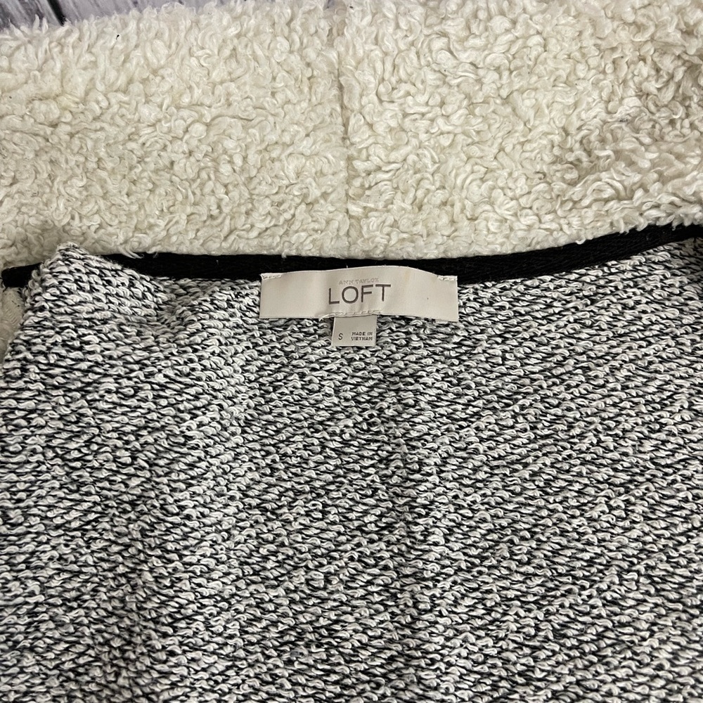 ANN Taylor Loft Open Front Cotton Sweater Vest Excellent Condition Small - Picture 4 of 8
